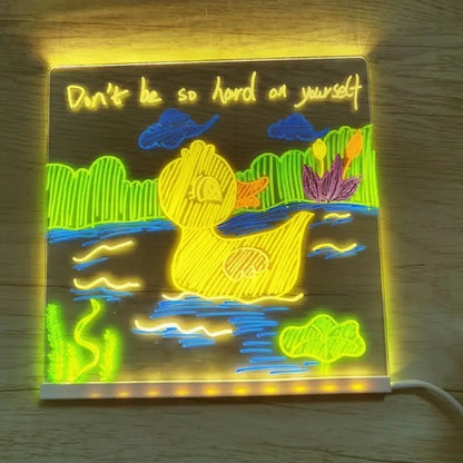 LED Drawing Board For Kids 35 cm x 26 cm