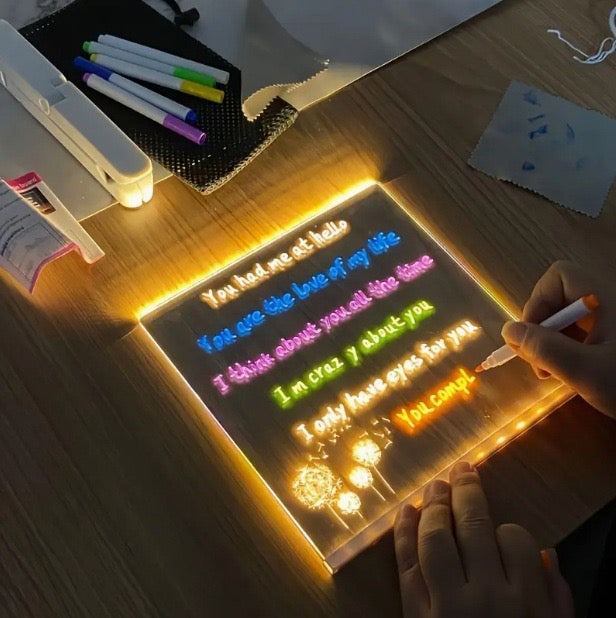 LED Drawing Board For Kids 35 cm x 26 cm