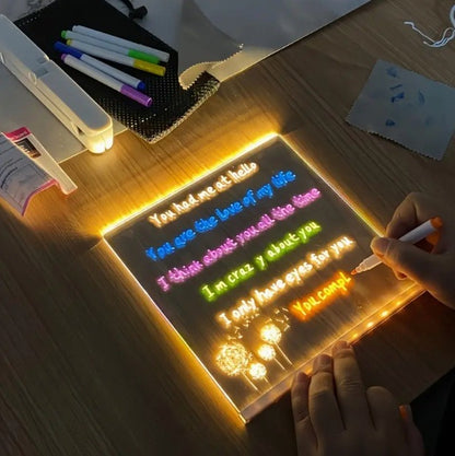 LED Drawing Board For Kids 35 cm x 26 cm